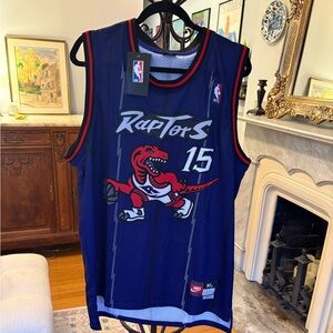 Toronto Raptors Vince Carter Nike Embroidered Basketball Jersey